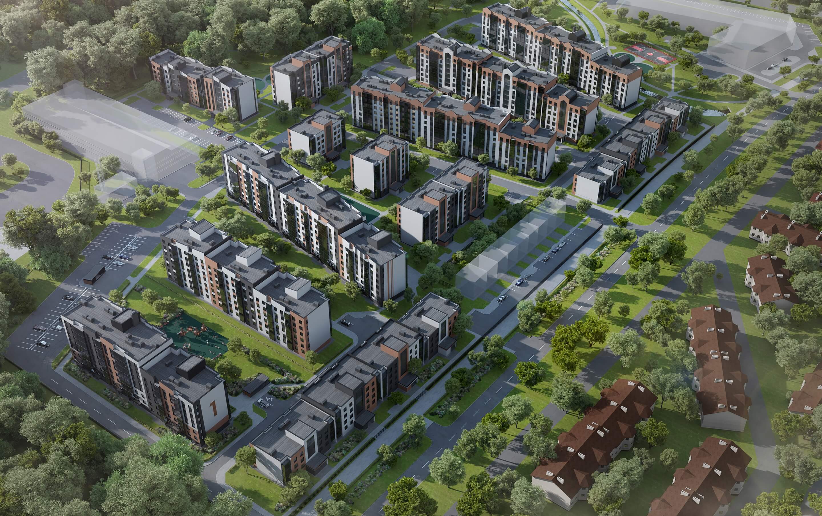 Карта района